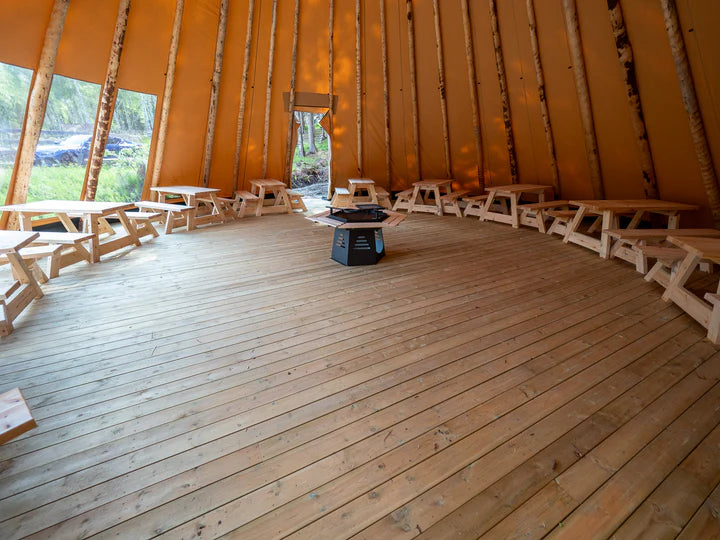 Venor Stor Tipi telt 100 - Inkl. dug og stænger