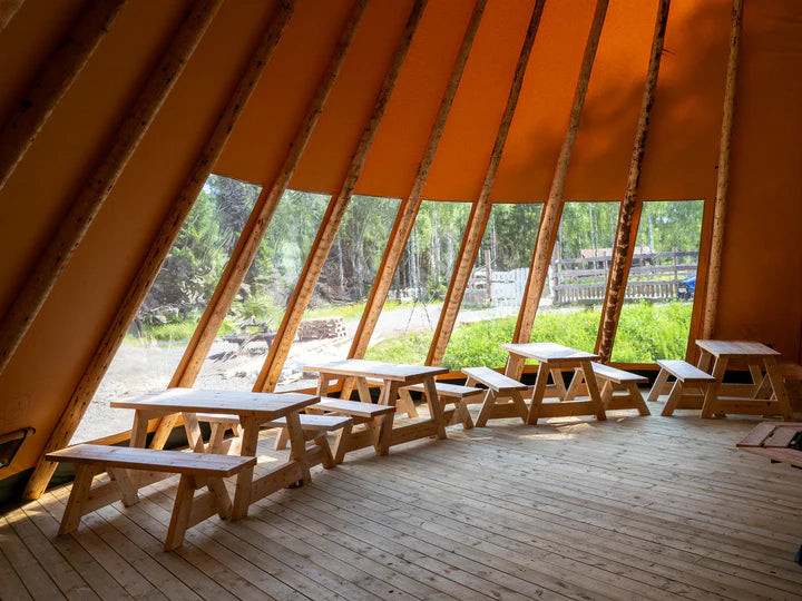 Køb stort tipi telt – traditionelt samisk håndværk