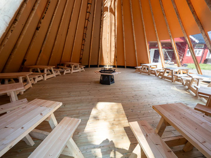 Venor Stor Tipi telt 100 - Inkl. dug og stænger
